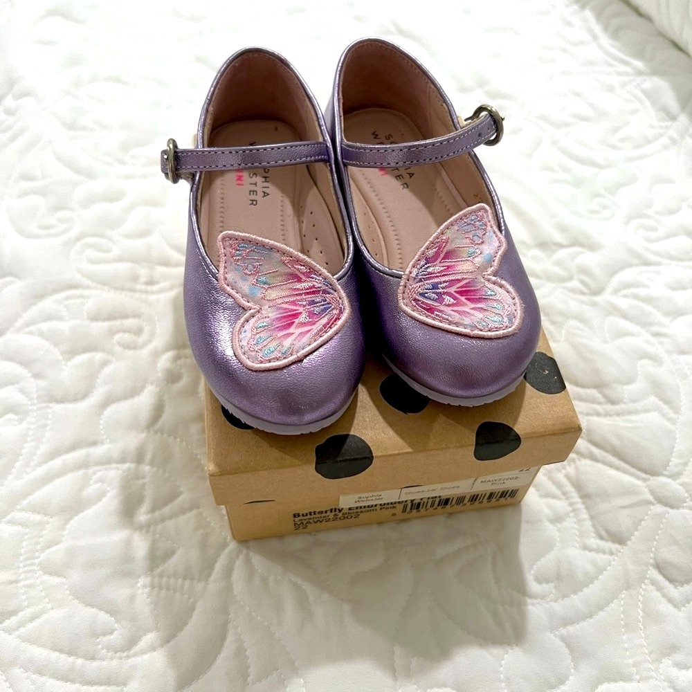 Sophia Webster mini mary jane butterfly shoes size 22
